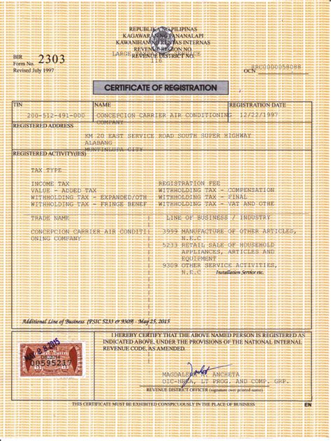 bir 2303 form download.